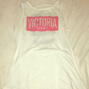 Victoria’s Secret workout shirt.